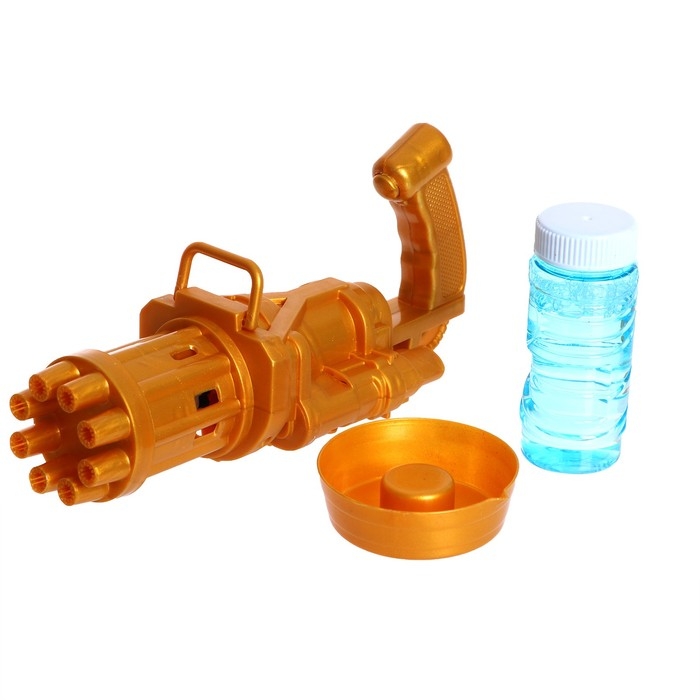 Мыльные пузыри Генератор &laquo;Пулемёт&raquo; 9,5х7х19,5 см, цвета МИКС