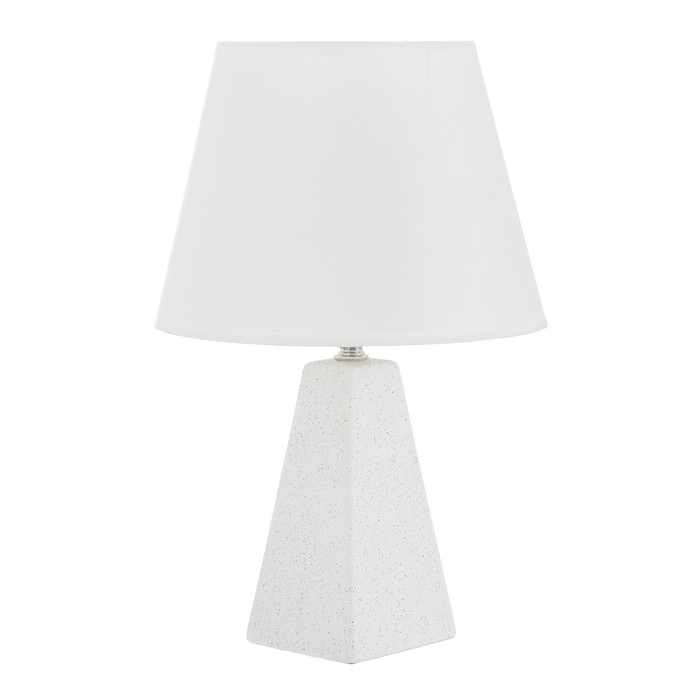 Настольная лампа "Альберта" Е27 40Вт белый 25х25х36см RISALUX