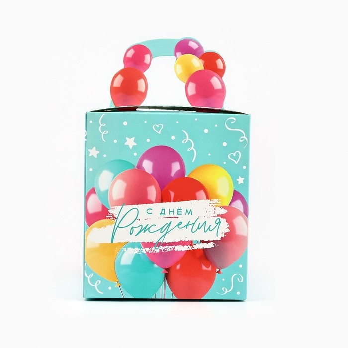 Коробка складная «Яркие шары» 14 х 16 х 14 см Коробка складная «Яркие шары» 14 х 16 х 14 см