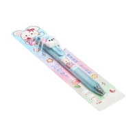 Клей ПВА 0.9 мл, в виде автоматической ручки, 1 мм, для точечного нанесения клея, "Аниме" МИКС