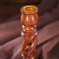 Подсвечник "Красота" дерево 7х7х20,5 см Подсвечник "Красота" дерево 7х7х20,5 см