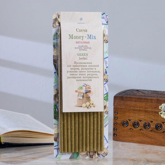 Свеча магическая медовая для расширения финансовых возможностей &laquo;Money-MIX&raquo;, 12 штук