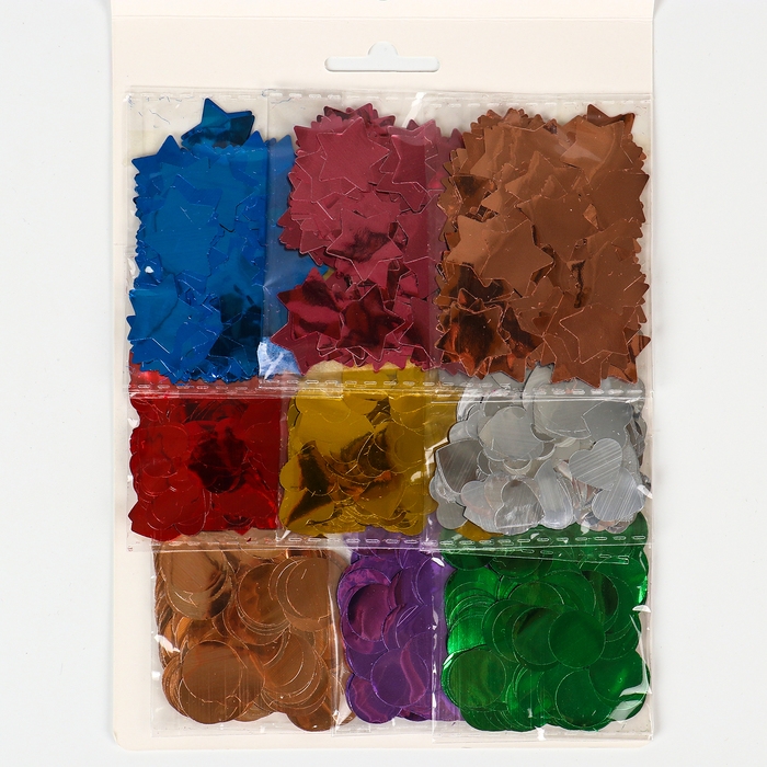 Наполнитель для шара Ассорти, 1 см, набор 9 шт.