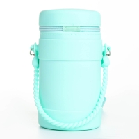 Сумка детская на молнии, наклейки МИКС, цвет бирюзовый Сумка детская на молнии, наклейки МИКС, цвет бирюзовый