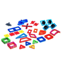 Конструктор магнитный &laquo;Цветные магниты&raquo;, 54 детали