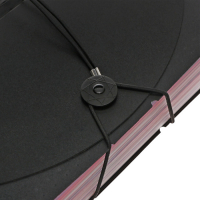 Папка на резинке А4, 24 отделения (разноцветные), чёрная Папка на резинке А4, 24 отделения (разноцветные), чёрная