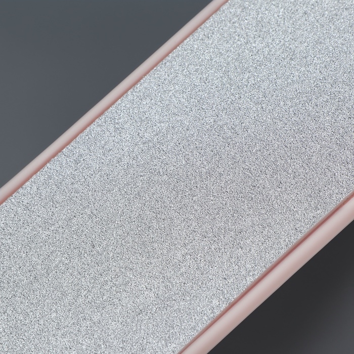 Пилка для ног, овальная, лазерная, двусторонняя, 23 см, цвет розовый Пилка для ног, овальная, лазерная, двусторонняя, 23 см, цвет розовый