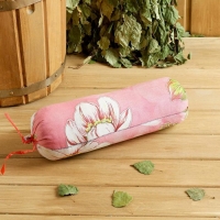 Валик со стружкой можжевельника, сувенирная, 10×28 см, микс Валик со стружкой можжевельника, сувенирная, 10×28 см, микс