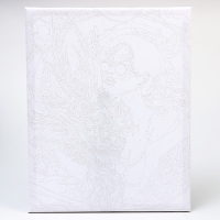 Картина по номерам на холсте с подрамником &laquo;Девушка с драконом&raquo;, 40 х 50 см