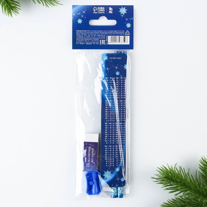 Подарочный набор новогодний &laquo;С Новым годом&raquo;, 5 предметов