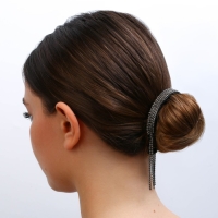 Заколка для волос со стразами &laquo;Present for you&raquo;, 12.5 х 7 х 1.5 см