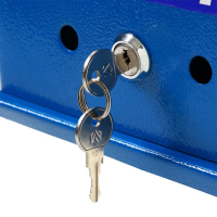 Ящик почтовый с замком, вертикальный, «Почта», синий Ящик почтовый с замком, вертикальный, «Почта», синий