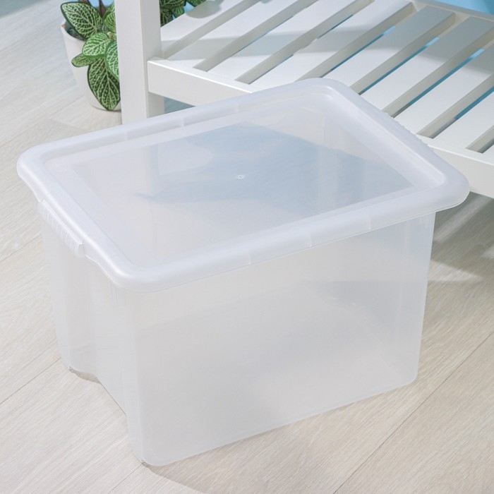 Контейнер для хранения с крышкой Porter, 21 л, 43&times;32&times;27 см, цвет прозрачный