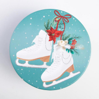 Коробка подарочная &laquo;Снежная&raquo;, 18 х 18 х 13 см, Новый год