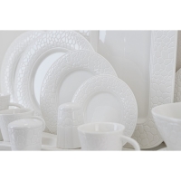 Тарелка фарфоровая десертная Magistro Rodos, d=18 см, цвет белый