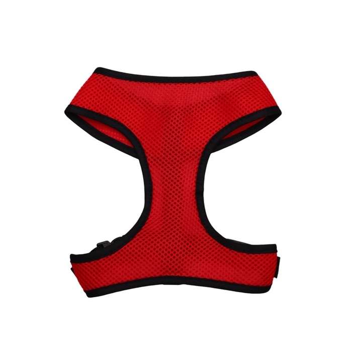 Шлейка мягкая из неопрена, размер L, ОШ 39 см, ОГ 36-46 см, красная