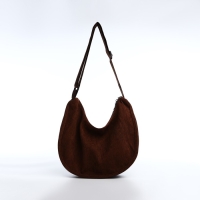 Сумка молодёжная на молнии, цвет коричневый Сумка молодёжная на молнии, цвет коричневый