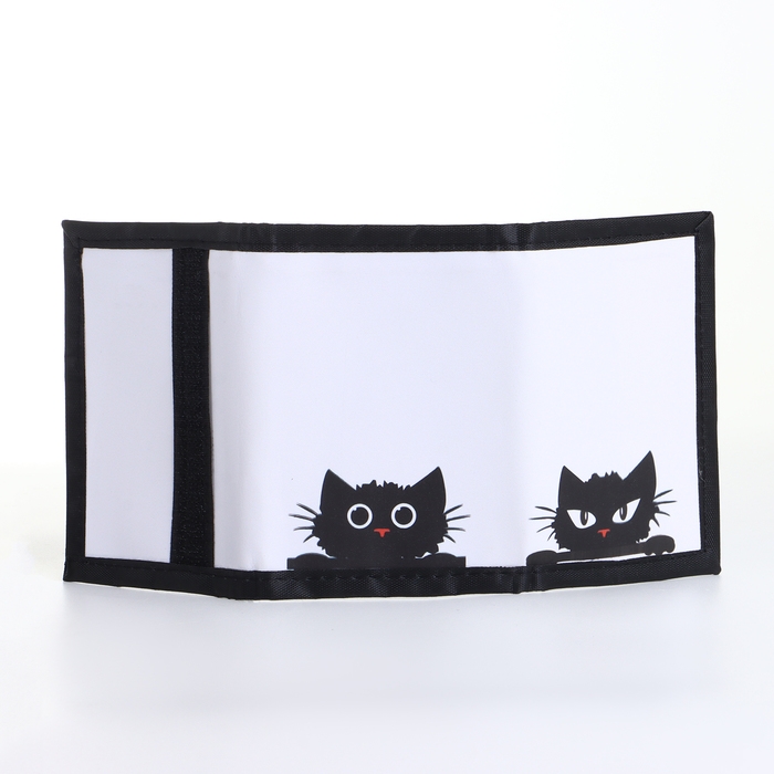 Кошелёк детский на липучке &laquo;Выбражулька&raquo;, цвет белый