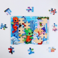 Новый год! Пазл большой &laquo;Зимняя сказка&raquo;, 30 элементов