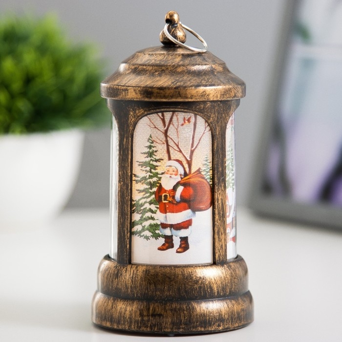 Ночник Ночник "Рождество" LED 1Вт 3хLR1103 бронза 6,5х6,5х12,5см RISALUX