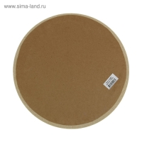 Холст круглый на оргалите 4мм, d-30 хлопок 100% акриловый грунт м/з 250г/м&sup2;