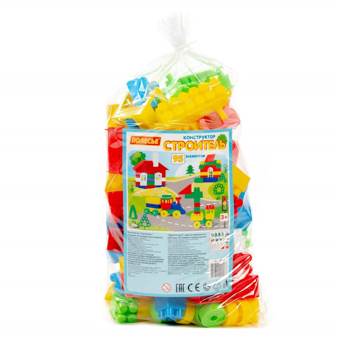Конструктор «Строитель средний», 95 деталей Конструктор «Строитель средний», 95 деталей
