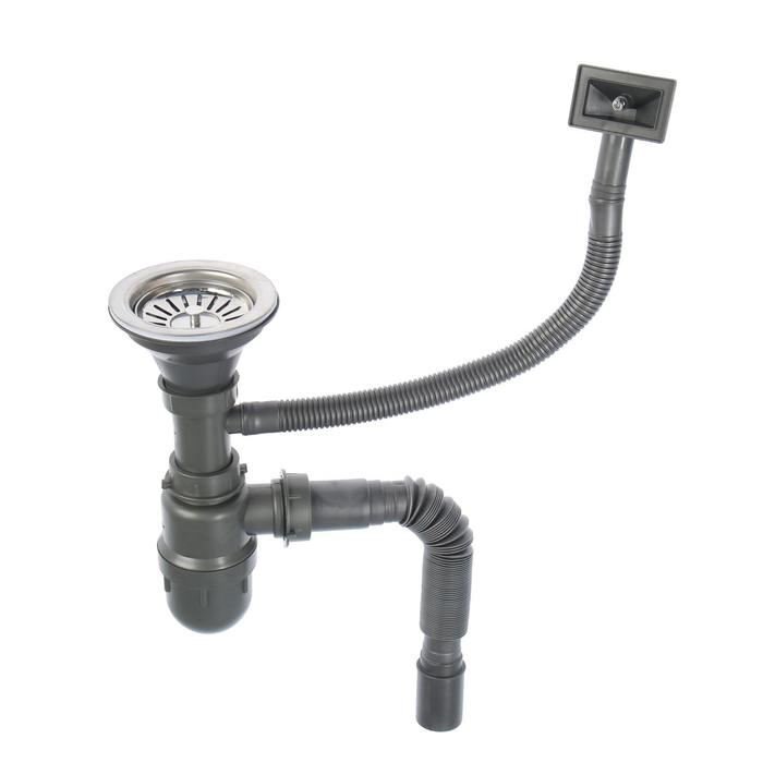 Мойка кухонная Accoona AB4545, врезная, толщина 0.6 мм, 450х165 мм, глянец Мойка кухонная Accoona AB4545, врезная, толщина 0.6 мм, 450х165 мм, глянец