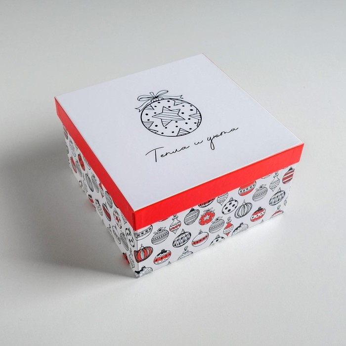 Набор подарочных коробок 3 в 1 &laquo;С Новым годом&raquo;, 18 х 18 х 10‒22 х 22 х 12 см, Новый год