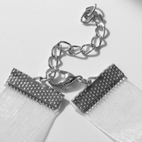 Чокер «Танго» бутон, цвет белый, 30см Чокер «Танго» бутон, цвет белый, 30см