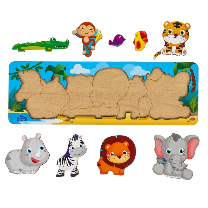 Головоломка логическая &laquo;Африка&raquo;, 30 х10 см