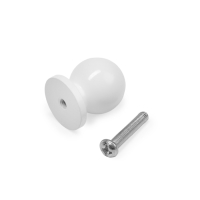 Ручка кнопка CAPPIO RK146, d=20 мм, цвет белый Ручка кнопка CAPPIO RK146, d=20 мм, цвет белый