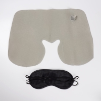 Набор туристический: подушка для шеи, маска для сна Набор туристический: подушка для шеи, маска для сна