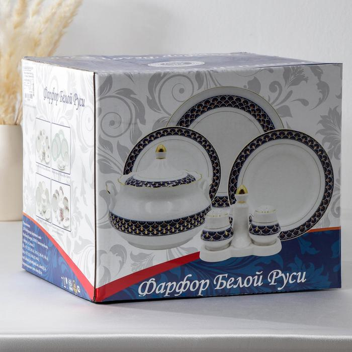 Набор столовой посуды &laquo;Букет цветов&raquo;, 34 предмета