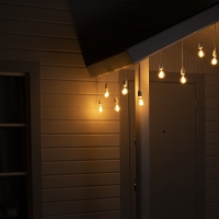 Гирлянда «Ретро белт-лайт» со свесами 10 и 20 см, 10 м, IP54, УМС, 2W, белая нить, шаг 50 см, Е27 (без ламп), 220 В Гирлянда «Ретро белт-лайт» со свесами 10 и 20 см, 10 м, IP54, УМС, 2W, белая нить, шаг 50 см, Е27 (без ламп), 220 В