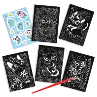 Гравюра блокнот детский «Зверята», 10 листов, штихель Гравюра блокнот детский «Зверята», 10 листов, штихель