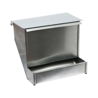 Кормушка для кроликов на 5 кг, бункерная, металл, Greengo Кормушка для кроликов на 5 кг, бункерная, металл, Greengo