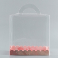 Коробка кондитерская, сундук, упаковка, &laquo;Лепестки счастья&raquo;, 20 х 20 х 20 см