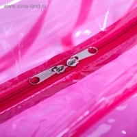 Набор сумок в роддом, 3 шт., цвет прозрачный/розовый