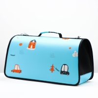 Сумка - переноска для животных "Путешественник", голубая, размер L, 53 х 21 х 29 см Сумка - переноска для животных "Путешественник", голубая, размер L, 53 х 21 х 29 см