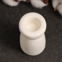 Подсвечник "Лунд" белый песок, 4х4х8см