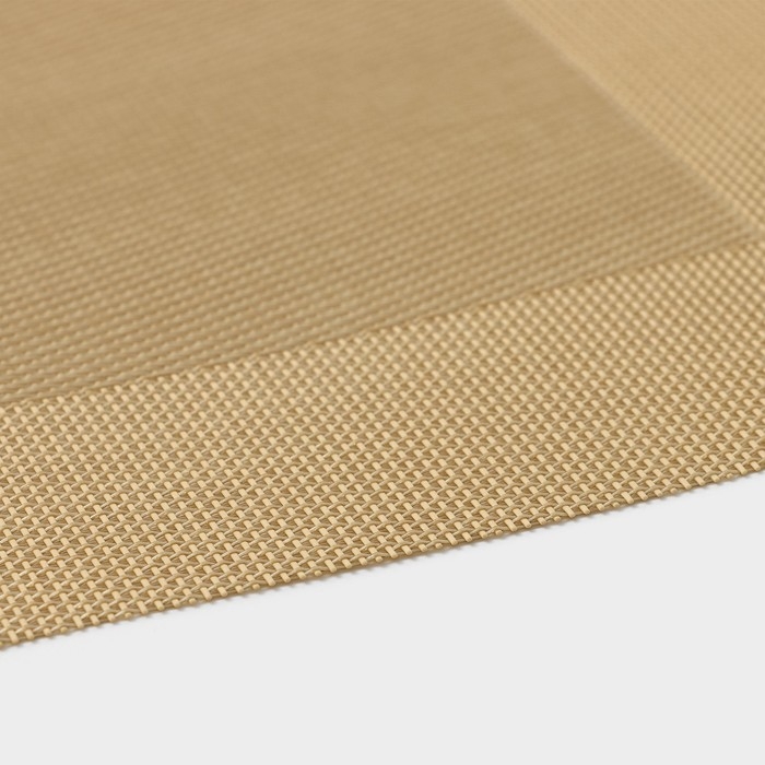 Салфетка сервировочная на стол Доляна &laquo;Шахматы&raquo;, 45&times;30 см, цвет карамельный