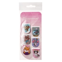 Магнитные закладки 6 штук "Милые зверюшки" Магнитные закладки 6 штук "Милые зверюшки"