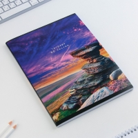 Тетрадь в клетку А4, 80 листов на скрепке &laquo;1 сентября: Природа&raquo; обложка мелованный картон 215 гр белизна 96%