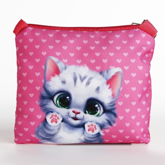 Набор подарочный для девочки Набор подарочный для девочки "Котенок", сумка, блокнот