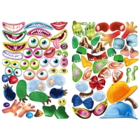 Сделай своего чудика &laquo;Джонс Во&raquo;, книга с наклейками