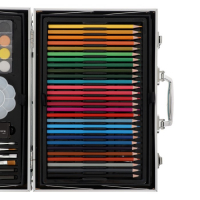 Набор для рисования складной, в чемоданчике, синий Набор для рисования складной, в чемоданчике, синий