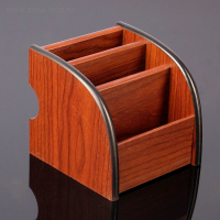 Органайзер 3 секции, серия Зебрано с кантом темным, 11*13см Органайзер 3 секции, серия Зебрано с кантом темным, 11*13см