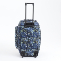 Сумка дорожная на колёсах, отдел на молнии, с увеличением, наружный карман, длинный ремень, цвет синий Сумка дорожная на колёсах, отдел на молнии, с увеличением, наружный карман, длинный ремень, цвет синий