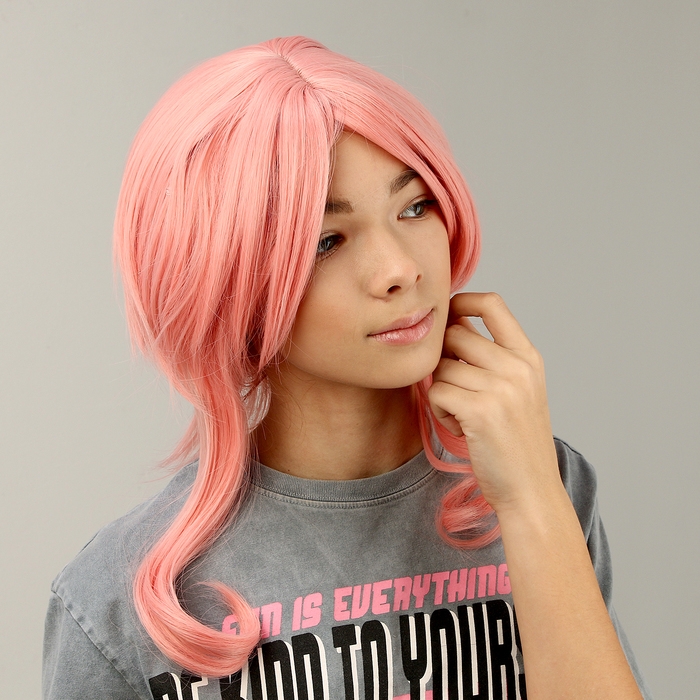 Карнавальный парик «Аниме» цвет розовый Карнавальный парик «Аниме» цвет розовый