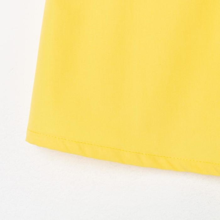 Платье детское с рюшей KAFTAN, р. 28 (86-92), желтый Платье детское с рюшей KAFTAN, р. 28 (86-92), желтый